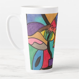 Taza De Café Latte Música Latte agresiva de curiosidad