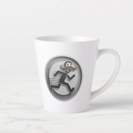 Taza De Café Latte Mustache DAD