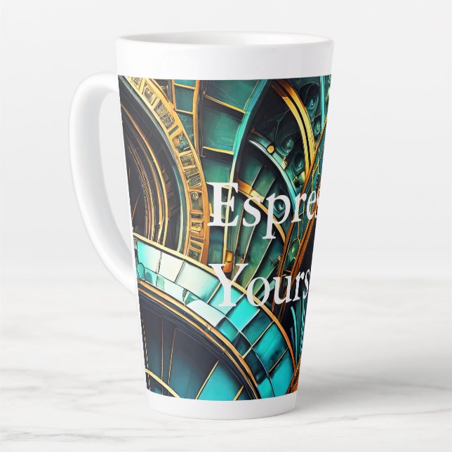 Taza De Café Latte Mutante 4 Latte Mug (Ángulo izquierdo)