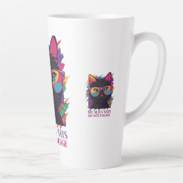 TAZA DE CAFÉ LATTE MY AURA SAYS