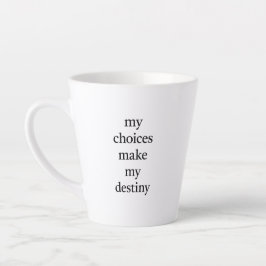 Taza De Café Latte My Destiny Latte Mug
