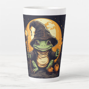 Taza De Café Latte Mystic Ribbit Latte Mug