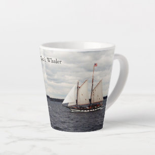Taza De Café Latte Mystic Whaler latte mug