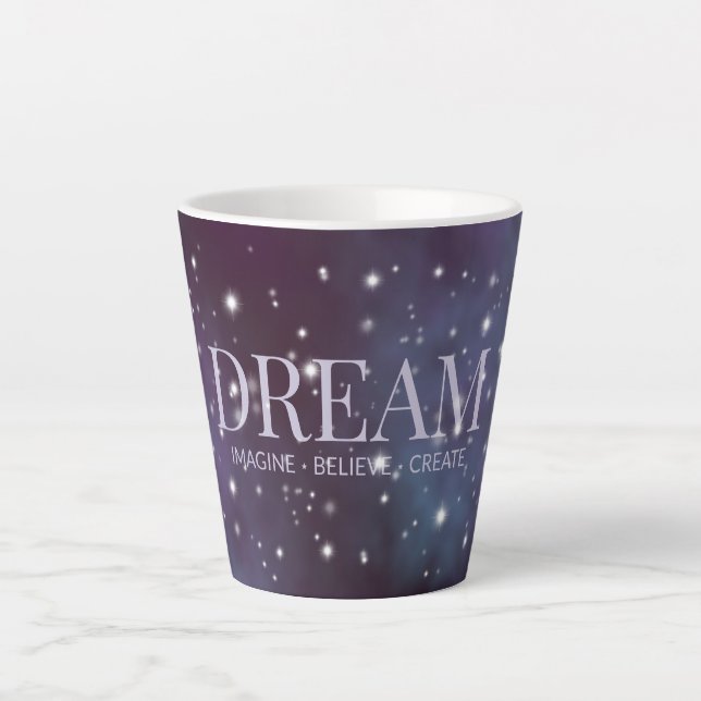 Taza De Café Latte Mystical Dream Dusty Violet (Anverso)