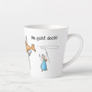 Taza De Café Latte Na geht doch Motivation Mug Gute Laune Tasse