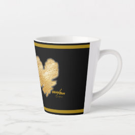Taza De Café Latte Nacido en Shine Latte Mug