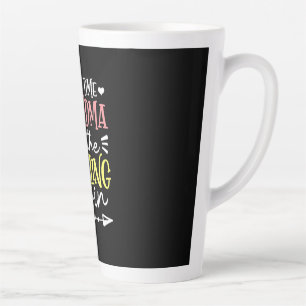 Taza De Café Latte Nacimiento de la abuela por primera vez en el arte