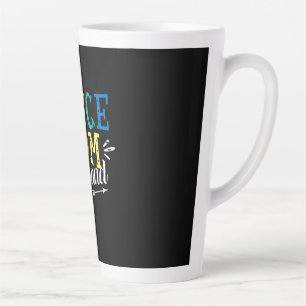 Taza De Café Latte Nacimiento de Madre Escuadrón Madre de Danza de Ar