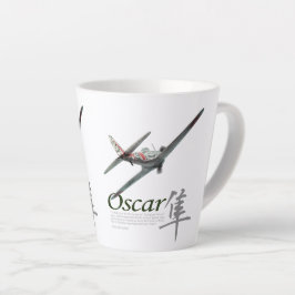 Taza De Café Latte Nakajima Ki-43"Oscar"一式戦闘機「隼」