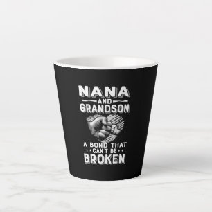 Taza De Café Latte Nana Y Grandson Un Bono Que No Se Puede Romper