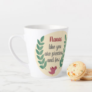 Taza De Café Latte Nanas como tú son preciosas y pocas aves de las A