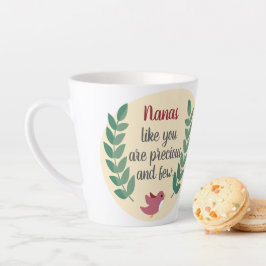 Taza De Café Latte Nanas como tú son preciosas y pocas aves de las Ab