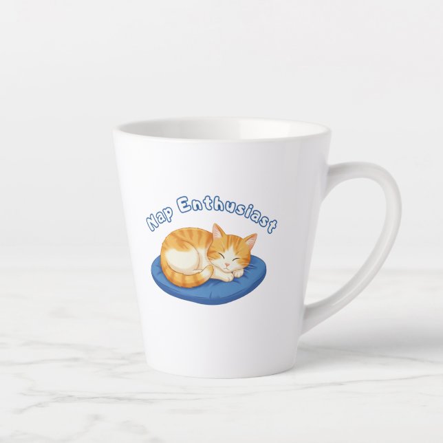 Taza De Café Latte Nap Enthusiasts (Derecha)