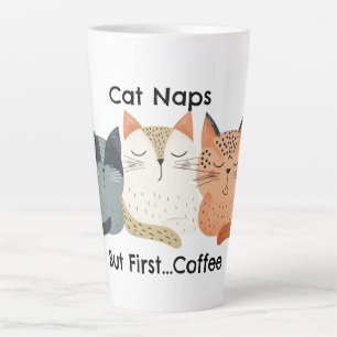 Taza De Café Latte Napas De Gato Pero Primer Café Arte Popular Latte 