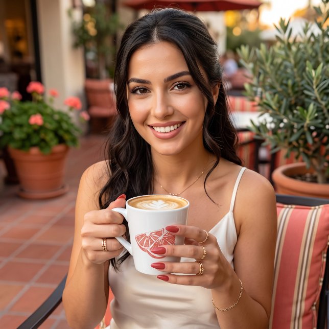 Taza De Café Latte Naranja (Subido por el creador)