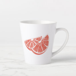 Taza De Café Latte Naranja