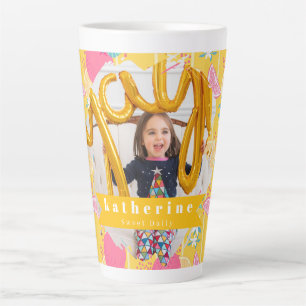 Taza De Café Latte Naranja Summer Mustard Photo