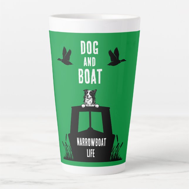 Taza De Café Latte Narrote Canalboat Living (Anverso)