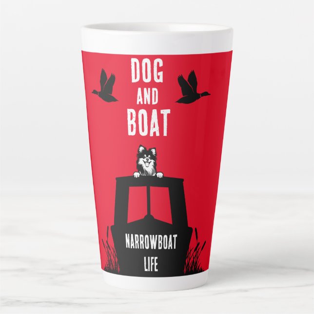 Taza De Café Latte Narrote Canalboat Living (Anverso)