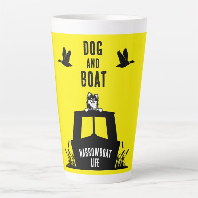 Taza De Café Latte Narrote Canalboat Living (Anverso)