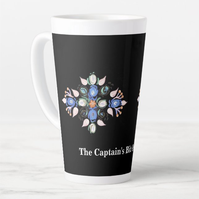 TAZA DE CAFÉ LATTE NARROWBOATS (Ángulo izquierdo)