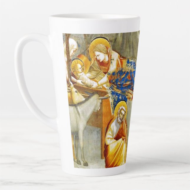 Taza De Café Latte Natividad Nacimiento de Jesús (Izquierda)