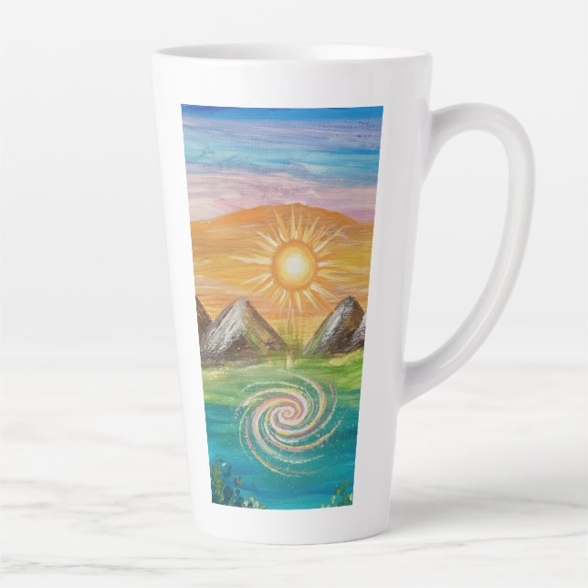 Taza De Café Latte Nature energy vortex  (Derecha)