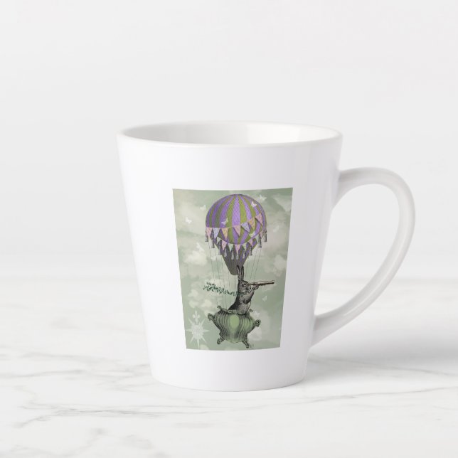 Taza De Café Latte Navegando por el conejo (Derecha)