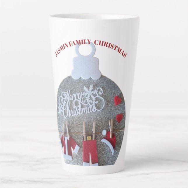 Taza De Café Latte Navidad (Anverso)