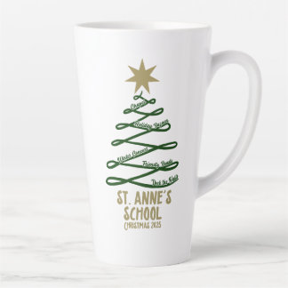 Taza De Café Latte Navidad 2025