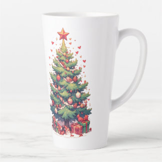 Taza De Café Latte Navidad, Año Nuevo, Papá Noel