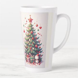 Taza De Café Latte Navidad, Año Nuevo, Papá Noel