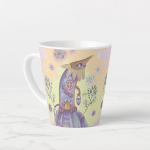 Taza De Café Latte navidad de hadas