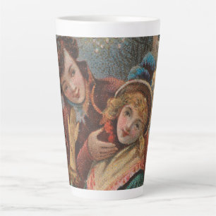 Taza De Café Latte Navidad, Inglaterra-Anuncio de época victoriana, 1