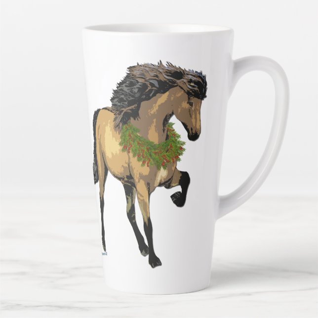 Taza De Café Latte Navidad Nouvelle (Derecha)