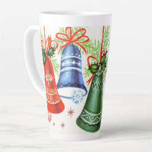 Taza De Café Latte Navidad retro vintage