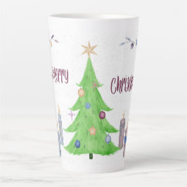 Taza De Café Latte Navidades