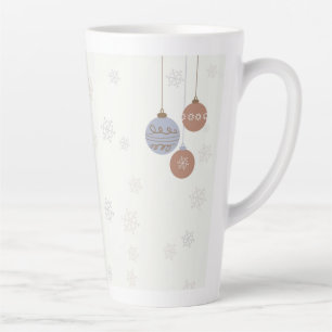 Taza De Café Latte navidades-bauble-navidades