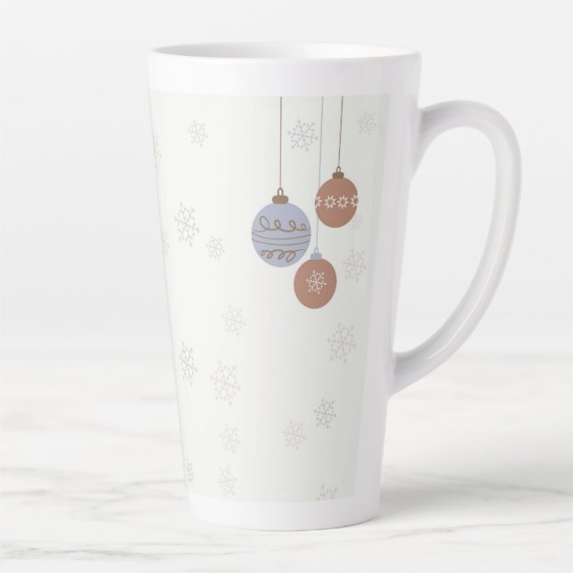 Taza De Café Latte navidades-bauble-navidades (Derecha)