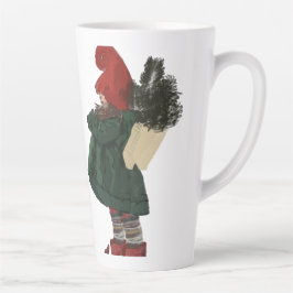 Taza De Café Latte Navidades caprichosos Gnome Latte Mug
