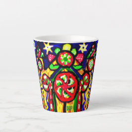 Taza De Café Latte Navidades Castillo Gingerbread