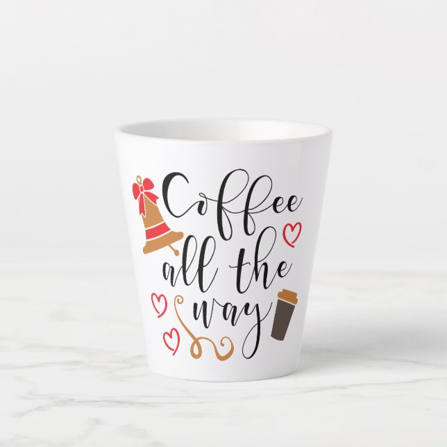 Taza De Café Latte Navidades Coffee Mug (Anverso)