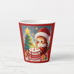 Taza De Café Latte Navidades Cumpleaños 1