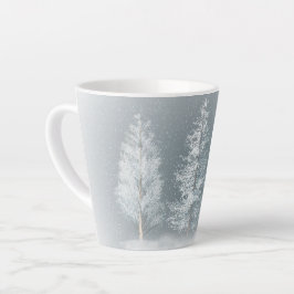 Taza De Café Latte navidades de invierno Latte Mug