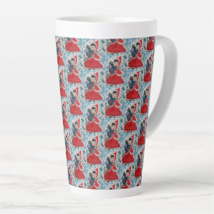 Taza De Café Latte Navidades de Santa Elena