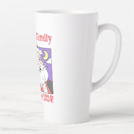 Taza De Café Latte Navidades familiares 2024