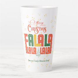 Taza De Café Latte Navidades familiares Karaoke Church Carols Service
