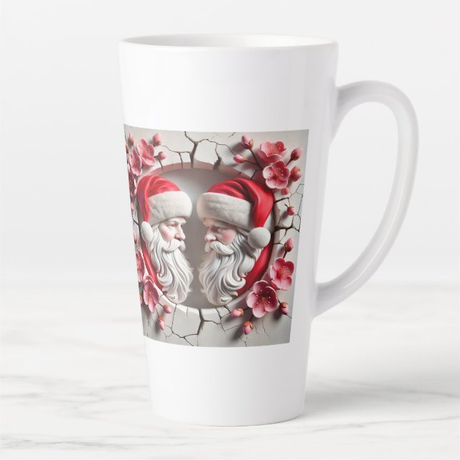Taza De Café Latte Navidades felices - dos amigos (Derecha)