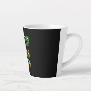 Taza De Café Latte Navidades felices Feliz Navidad Esperando Santa
