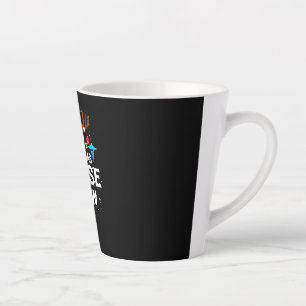 Taza De Café Latte Navidades felices Personal de enfermería de Navi
